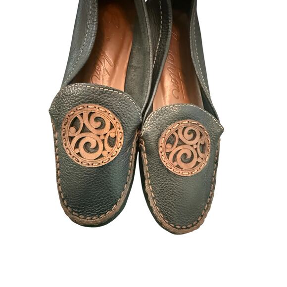 Brighton Leather Flats "Native" Made in Brazzil Black/Brown  7.5 - Picture 9 of 9
